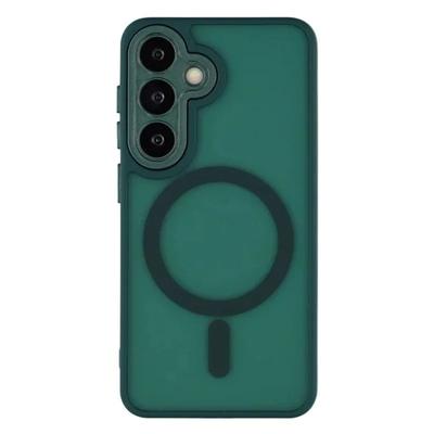 For Samsung Galaxy S26 Magnetic Case WANLONFENG QB Series PC TPU Phone Cover with Screen Film