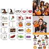Halloween Party Photo Accessories With Paper Props For Venue Decoration And Fun Photos