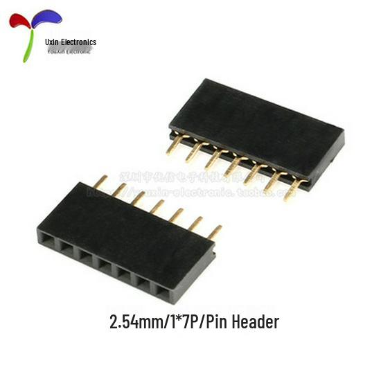 Gniazdo kołkowe żeńskie jednorzędowe, rozstaw 2,54 mm, 1-40 pinów