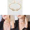 Collana Pendente Ala d'Angelo Piuma Bohemia con Catena a Croce per Uso Casual