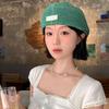 Vintage Weave Hat Japanese Style Crochet Knitted Cap Brimless Cap Hollowed Out Beret Hat  Holiday
