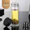 Fuguan Double-Layer Borosilicate Glass Water Bottle