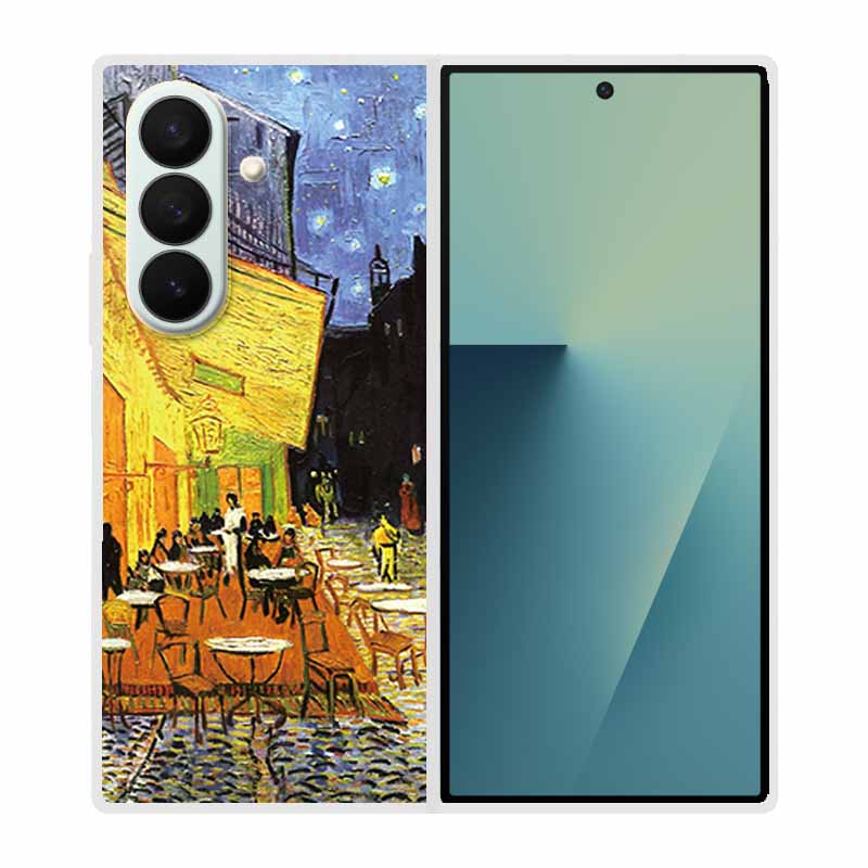 Etui Na Samsung Galaxy Fold 7 Etui Fajne Kosmiczne Zwierzęta Przezroczyste Twarde Etui Na Telefon Na Galaxy Z Fold7 5G 2025 Tylna Pokrywa Z fold7 Capa