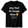 Custom Personalised Unisex TTshirt Your Text Or Photo Custom Printed Tee