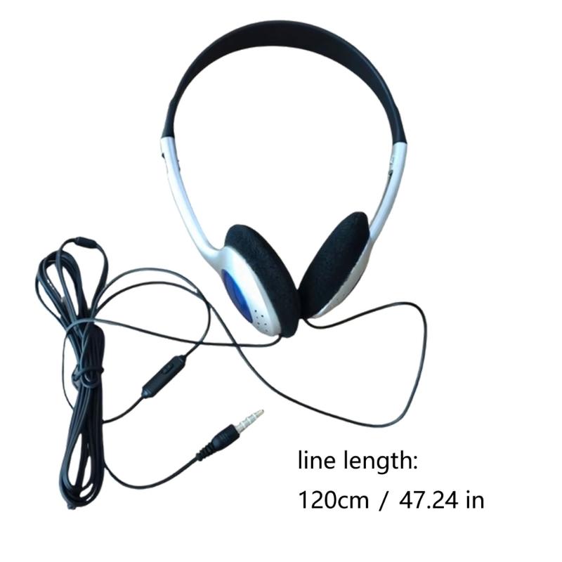 Headphones Personality Retro Headsets Blue Black Fashion Style Headsets Over Ear Earbud 3.5mm Headsets