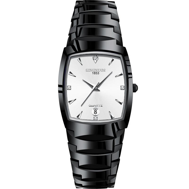 Top-Marke Herrenuhren Luxus quadratische Quarz-Armbanduhr wasserdicht leuchtende Zeiger Uhr für Männer Datumsuhr