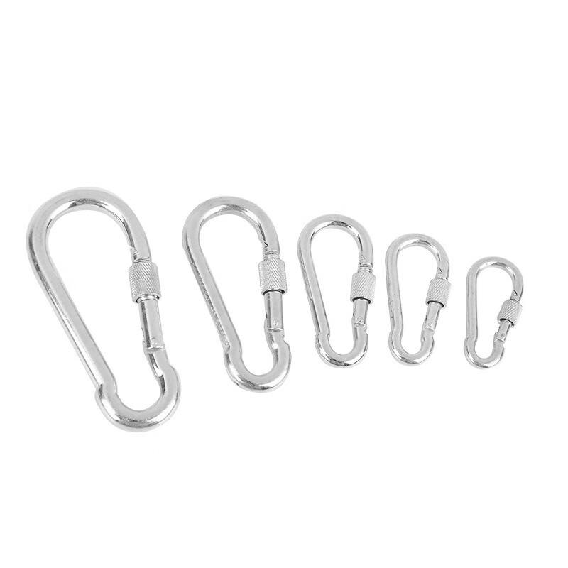 M12*140mm Galvanized Iron Safety Carabiner