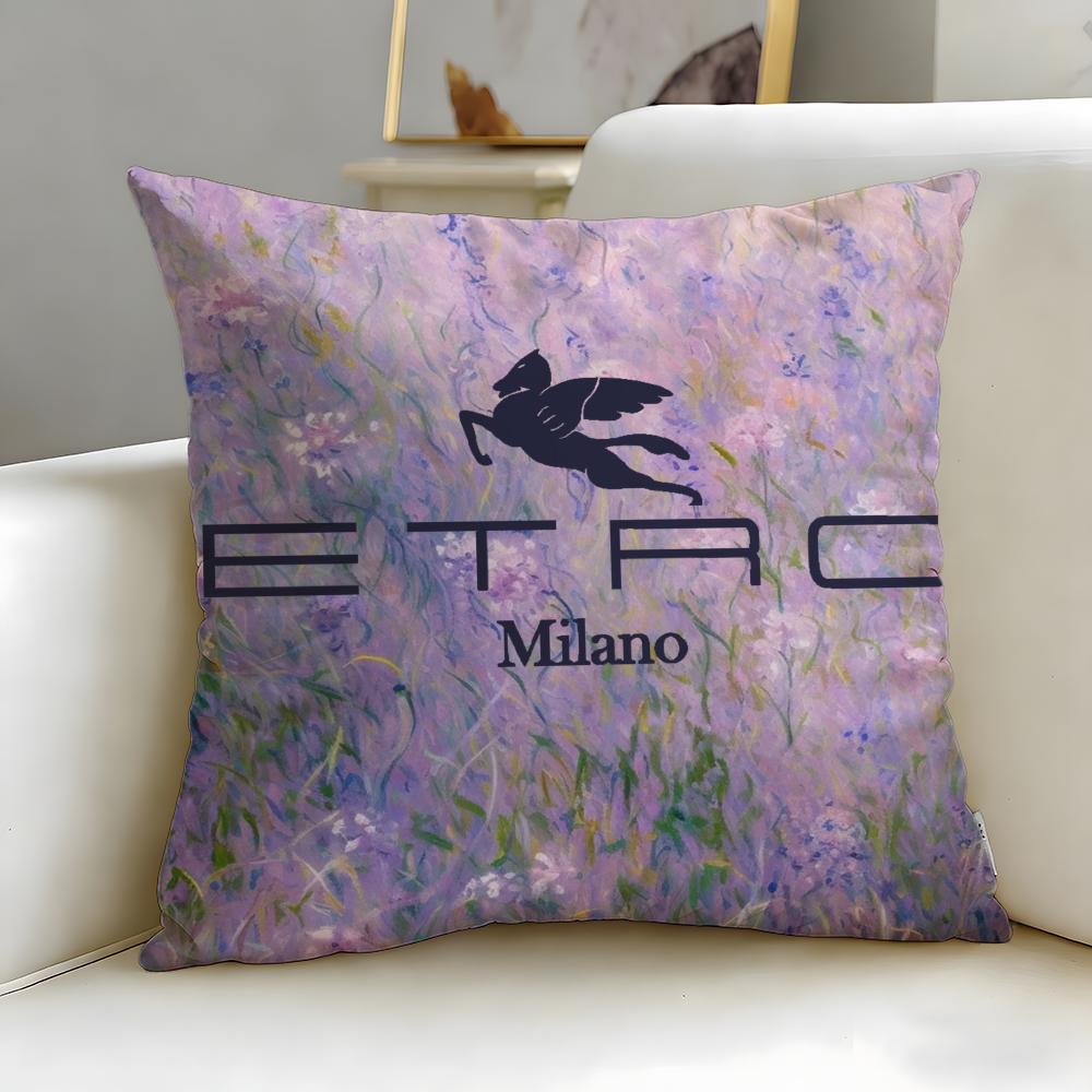 Classic Fashion Brand Etro Cushion Cover Soft & Easy-Wash Pillow Case – Versatile For Couch, Bed, Travel And Office