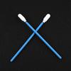 100Pcs Industry Cotton Swab Nonwoven Anti-Static Dust Off For Fiber Laser Focus Lens And Protective Windows Cleaning Tools