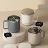Outdoor Use 8.6*8.6*10cm Insulated Coffee Mug Double Layer Mug 304 Stainless Steel Material Comfortable Handle Grip