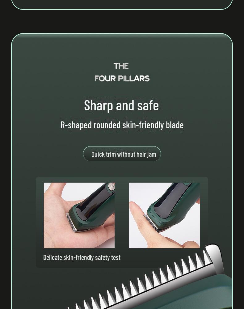 Rechargeable Waterproof Electric Hair Clipper Set