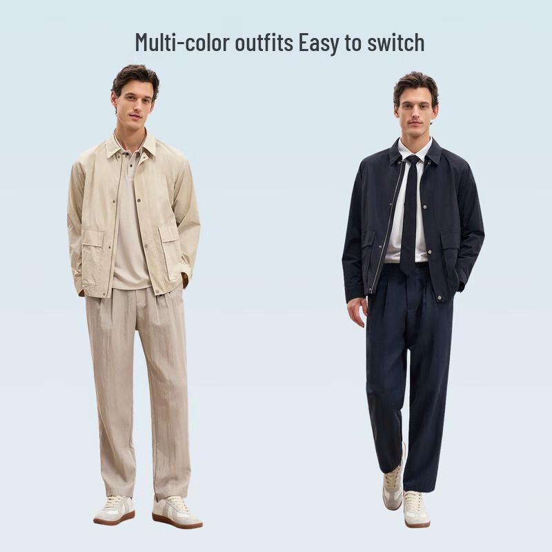 EMZ Men's Lightweight Breathable Casual Jacket