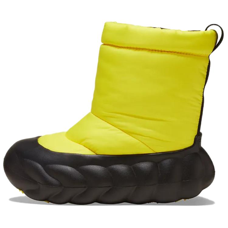 

Crocs Overpuff Boot Cyber желтые кроссовки унисекс 210667-77K 37-38