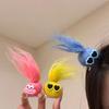 Super Cute Plush Doll Hair Clip Funny Sunglasses Design Ugly Cute Dopamine Duckbill Hairpin Girls Present