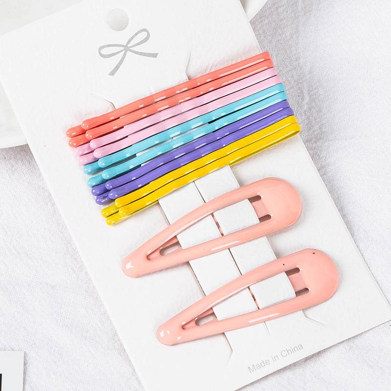 1Set Cute Candy Colors Dripping Hairpins BB Clip Girls Children Hair Clip Pin Barrette Accessories Women Kids Hairgrip Headdress