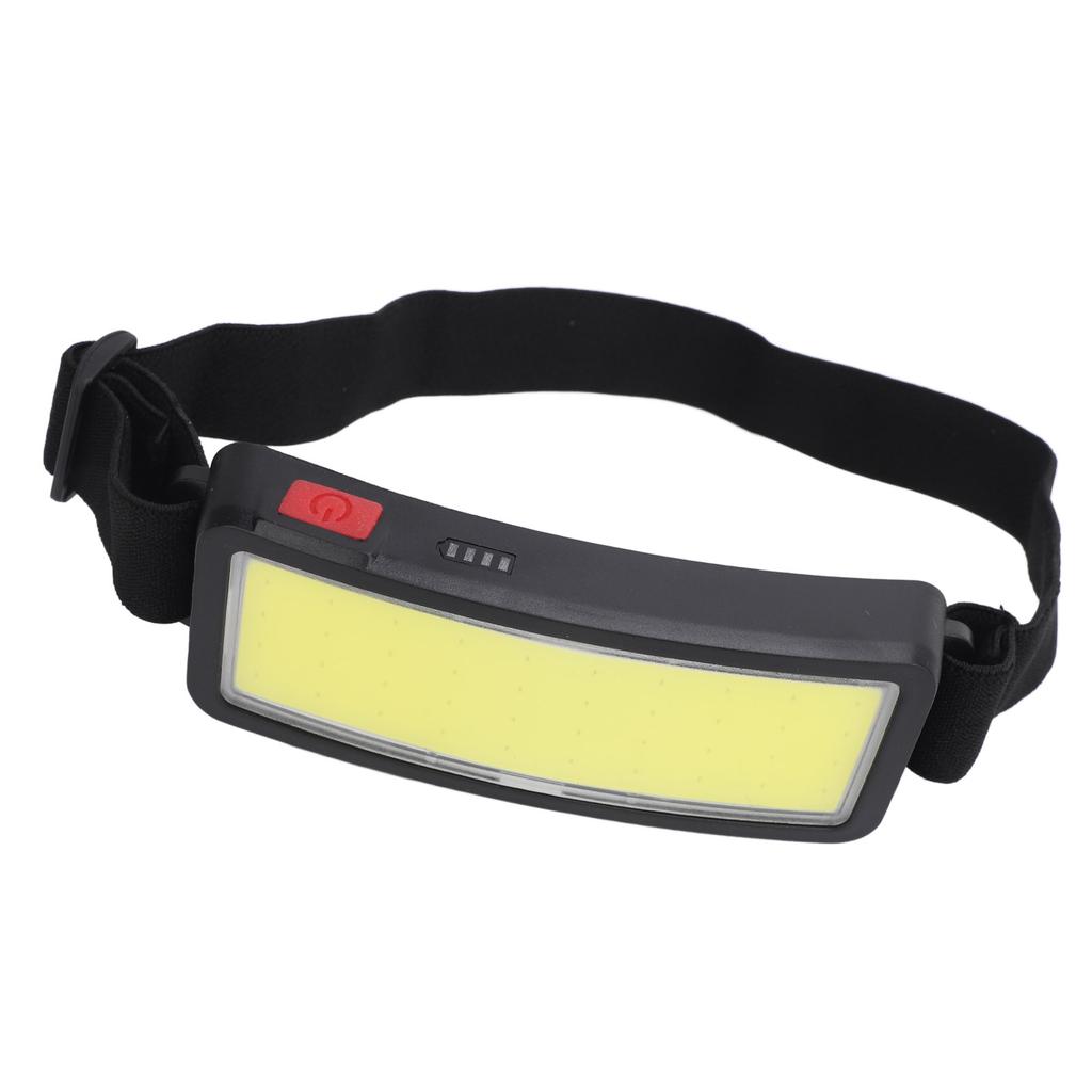 COB Headlamp Wearable Work Lamp USB Rechargeable Large Area Floodlight for Outdoor Camping Night Fishing