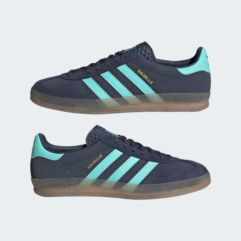 JI2587 Adidas Originals Gazelle Indoor Shadow Navy Cloud White Legend Ink (Men's