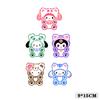 Cartoon Kids Dinosaur Mermaid Fruit Flower Animal Robot Finger Arm Tattoo Sticker