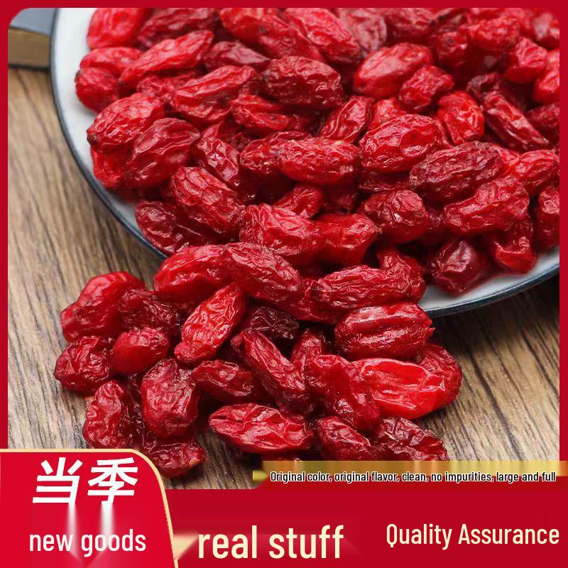 New Arrival Dried Cornus Officinalis & Jujube Peel, Sulfur-Free Chinese Medicinal Yam Meat for Tea