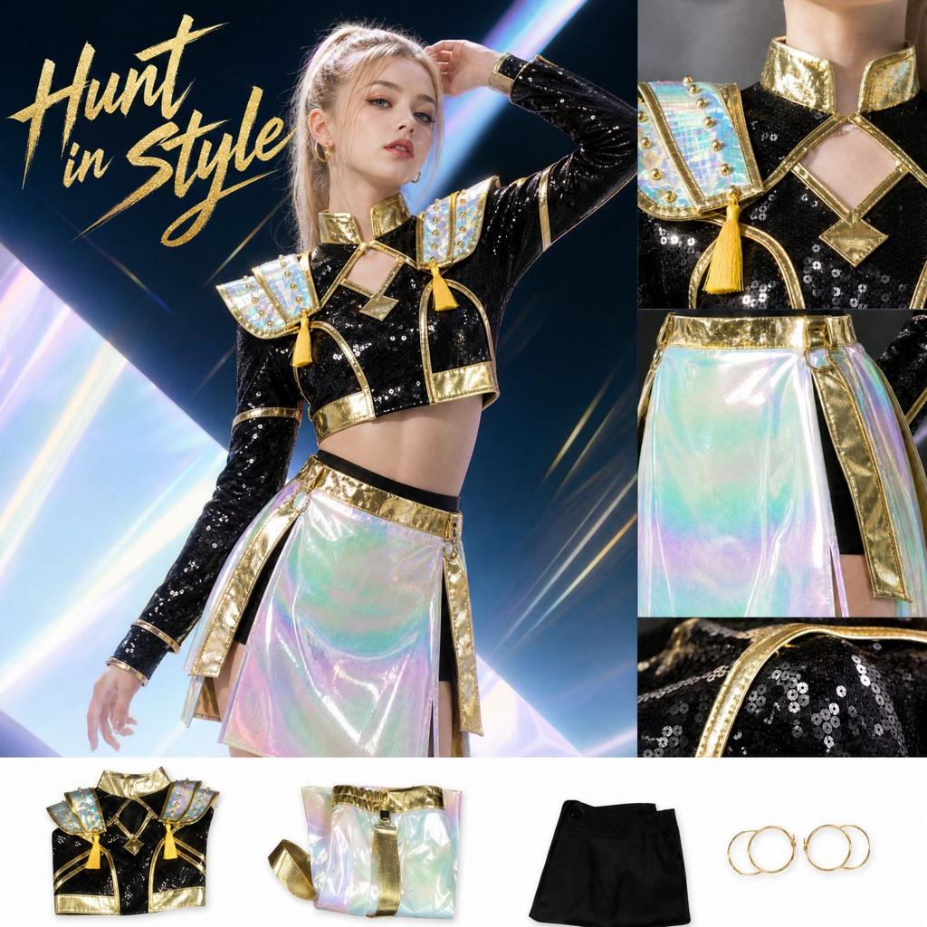 Women's Stage Performance Costume, Role Play Outfit for Cosplay and Dance