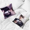 Caleb Love and Deepspace Wedding Card Chibi Cushion Cover Soft Pillow Case for Sofa Living Room Home Decor Protective Covers