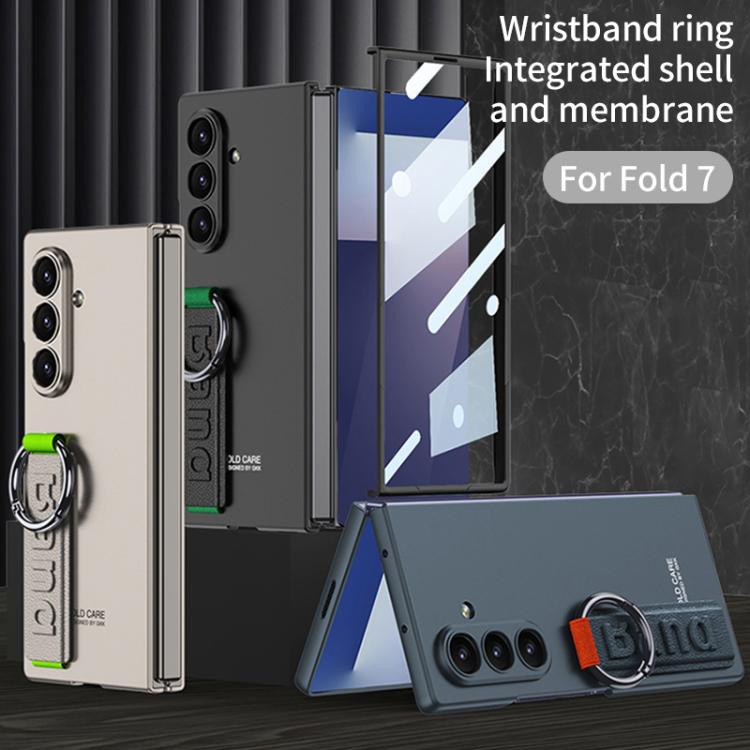 Phonecase for Samsung Galaxy Z Fold7 5G Integrated Ultra-thin Side Wristband Phone Case, Not Included Pen
