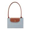 Longchamp Le Pliage Ritsluiting Gerecycled Canvas Tote Bag Dames tote Grijs Blauw 1899089P80