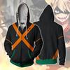 Przytulny My Hero Academia Lzuku Midoriya Bakugou Katsuki Sweter Płaszcz Bluzy Kurtka