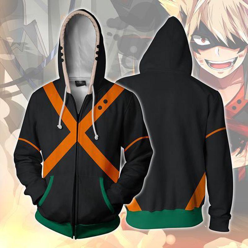 Уютный Свитер-Пальто Худи Куртка My Hero Academia Изуку Мидория Бакуго Кацуки TagS=US XXS