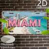 Car License Plate Metal Wall Decor 15x30cm
