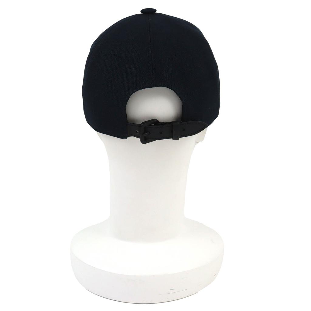 Very Good LOUIS VUITTON Cap Aerogram Baseball cap hat black cotton mens M M77124 Used