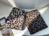 695 Autumn/Winter Leopard Print Faux Cashmere Shark Leggings - Warm, Thickened, Korean Style Slimming Nine-Point Pants