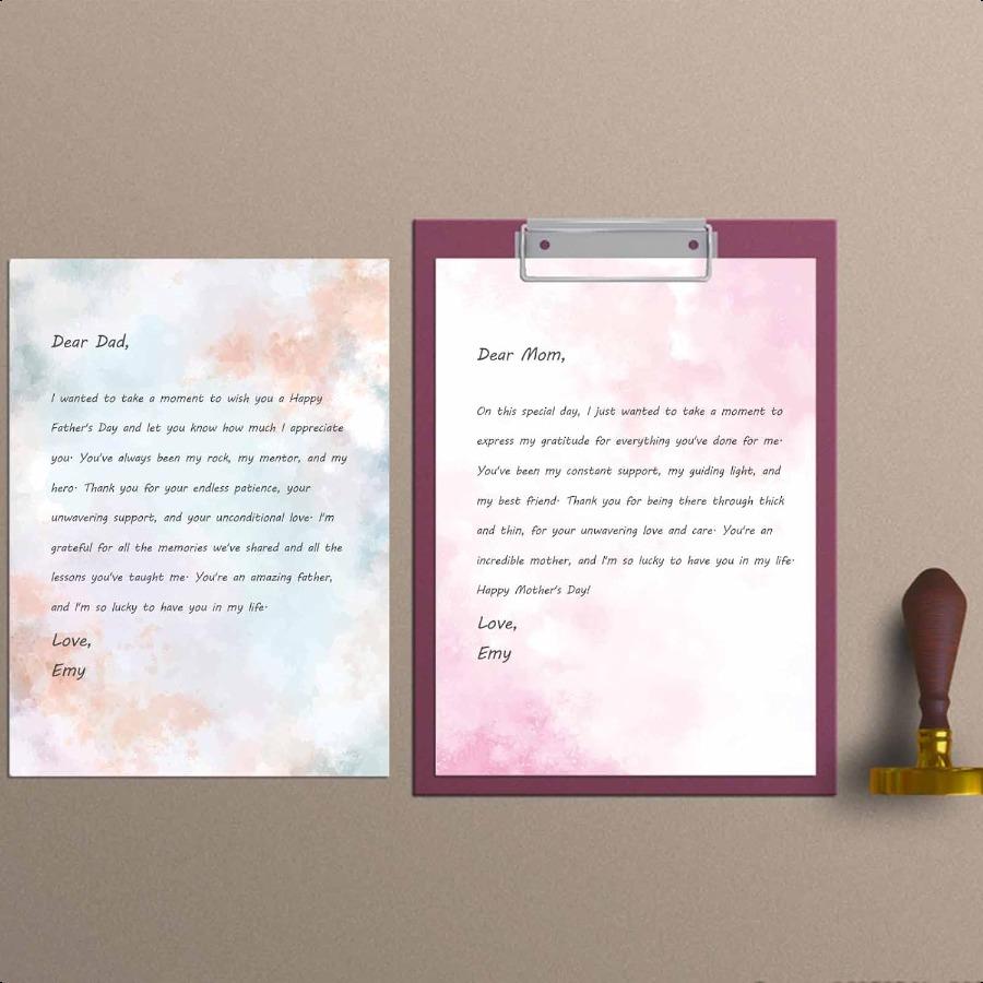 

Акварельная писчая бумага 100 г/м² Бумага для принтера 8,5 x 11 12 дизайнов Двусторонняя цветная бумага для написания писем и приглашений United States