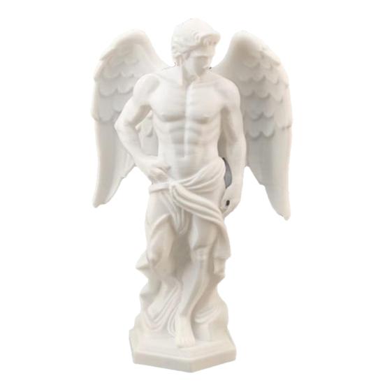 3D Printed Muscle Angel Greek Bust Sculpture Classical Art