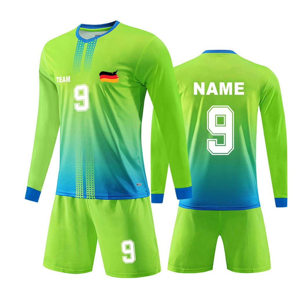 Personalised Shirts Kit Mens Girls With Name Number Custom Football Jerseys For Boys Training Suit