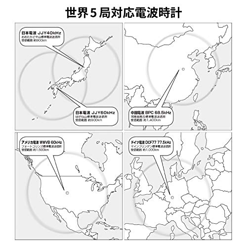 Citizen Q&Q MD06-305 Men's Analog Radio-Controlled Watch, Solar Powered, Waterproof, Date Display, Urethane Strap, Black