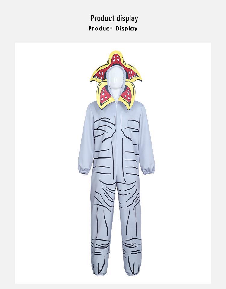 Stranger Things 5 Vleesetende Plant Horror Jumpsuit voor Halloween Cosplay