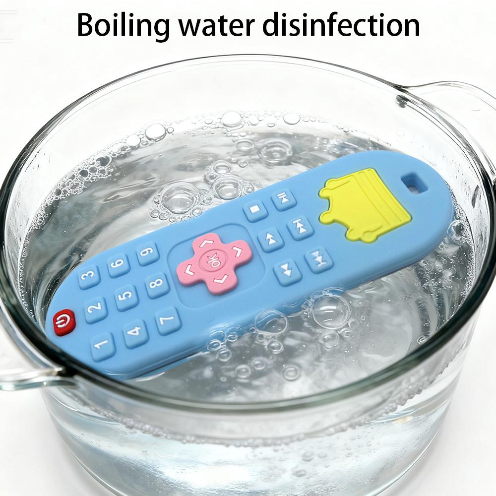 Non-Toxic Simulated Remote Control Teether Baby Pacifier Anti-Thumb-Sucking Soothing Toy For Chewing And Stress Relief