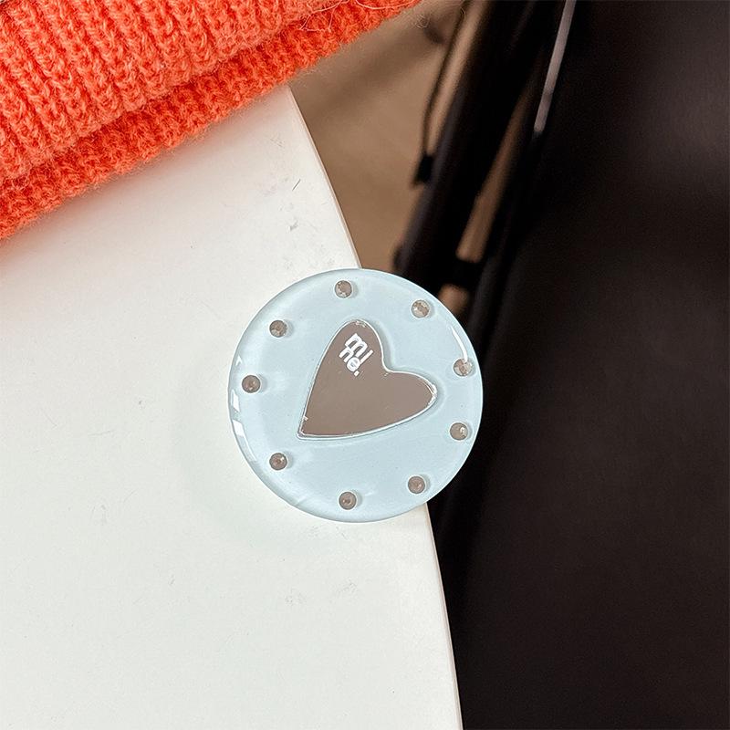 Bunter Liebe Herz Spiegel Handyhalter: Magsafe Magnetischer Aufkleber & Fingerring