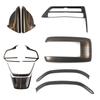 Interior Mouldings For Toyota Highlander XU70 2022 Car Central Control Part Refit Decoration Frame Cover Trim Wood Grain
