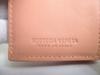 Authentic BOTTEGA VENETA Light Pink Leather Trifold Wallet Compact Wallet #b116  Open Box