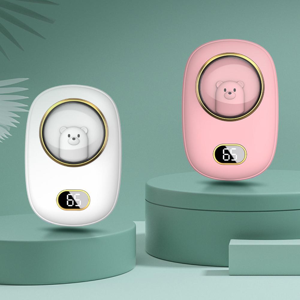 Mini Bear Hand Warmer Artifact 3 Heating Modes 2 in 1 USB Hand Warmer and Power Bank Fast Heating Temperature Display for Winter