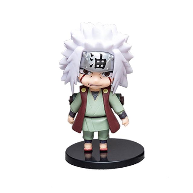 6 styles 9cm Anime Naruto Figures PVC Q Version Doll Gaara Kakashi  Figure Room Decoration Anime Figure