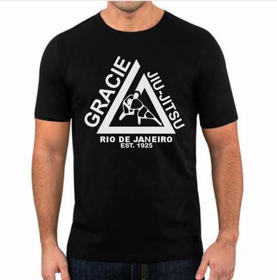 Camiseta Gracie Brazilian Jiu Jitsu MMA Fighter camiseta BJJ