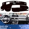 Dashboard Cover Pad Car Liner Anti-UV Mat Sunshade Dashmat Carpet Dash for Lexus RX AL20 RX200t RX300 RX350 RX450h 350 2016-2019