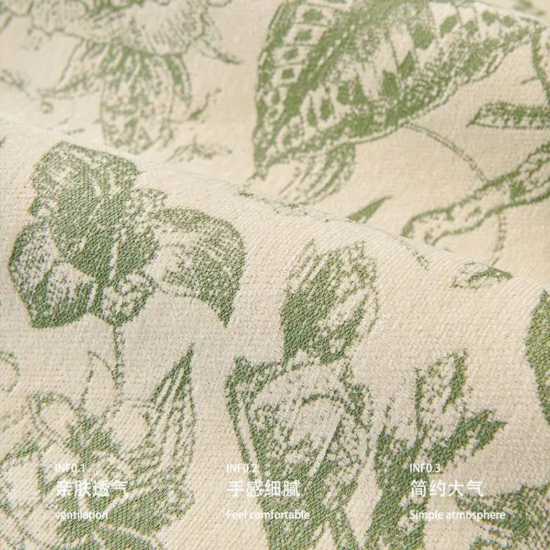 Univerzální celoroční chenilový polštář na pohovku Jednoduchý měkký a k pokožce šetrný potah na pohovku Pratelný v pračce Protiskluzová látka na pohovku