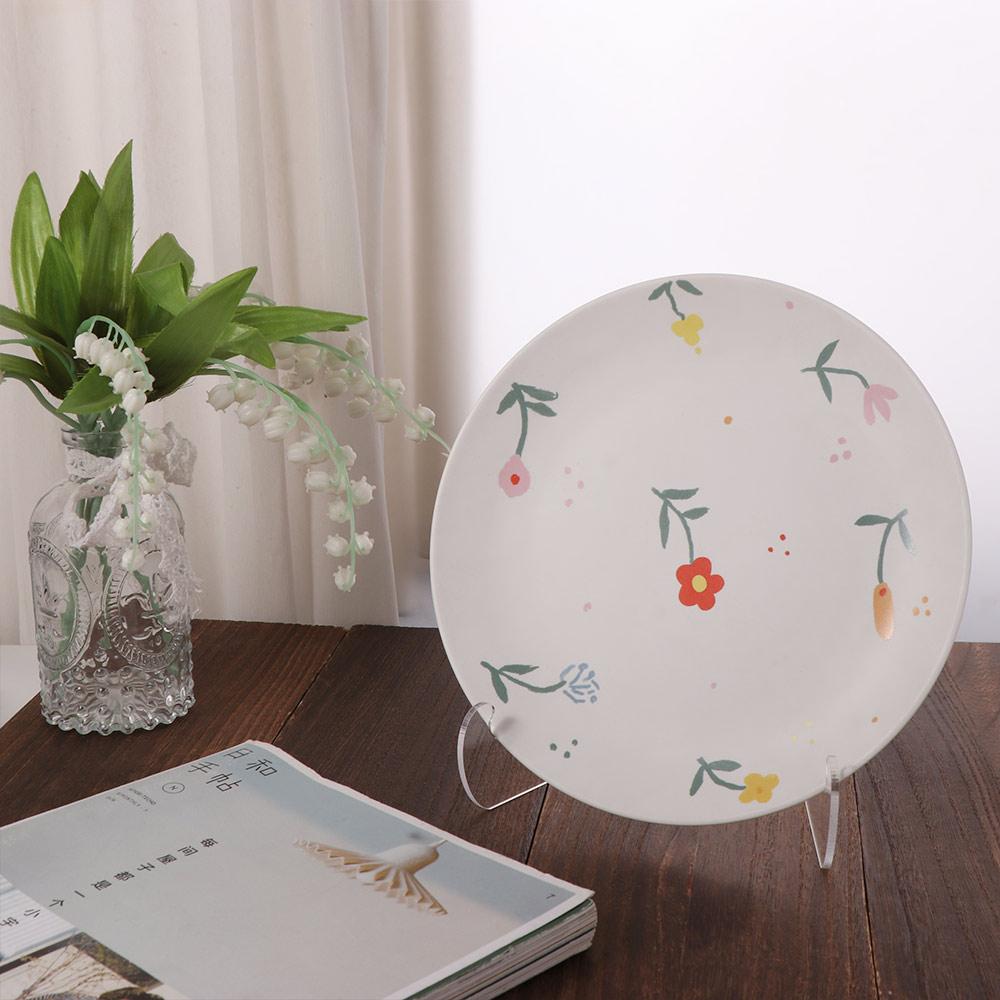 Acrylic Display Easel Stand 60-Degree Angle Book Stand Flat Plate Stand Picture Frame