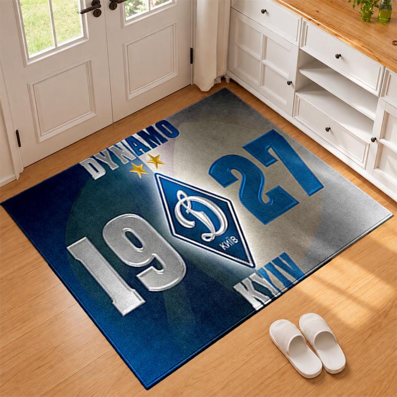 FC Dinamo Minsk Carpet Door Mat for Living Room or Bedroom Protective Mat Under Chair Office Decoration Christmas Gift Birthday Present