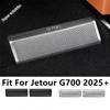 2PCS For Jetour G700 2025 2026 Seat Under Floor Air AC Conditioning Outlet Vent Dust Plug Cover Stainless Steel Accessories