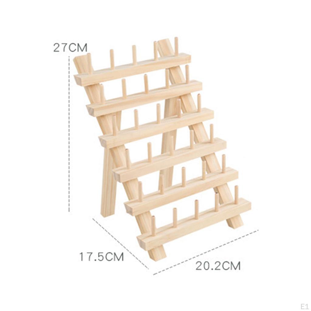 Sewing Thread Rack, Cone Holder Shelf Stable Durable Spools Roll Tools